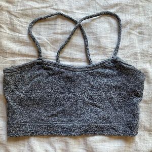 Foreign Exchange cropped spaghetti strap top